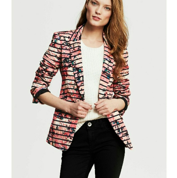 Banana Republic Jackets & Blazers - Banana Republic Floral Stripped Woman Blazer S 10